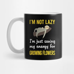 Funny Lazy Flower Growing Mug